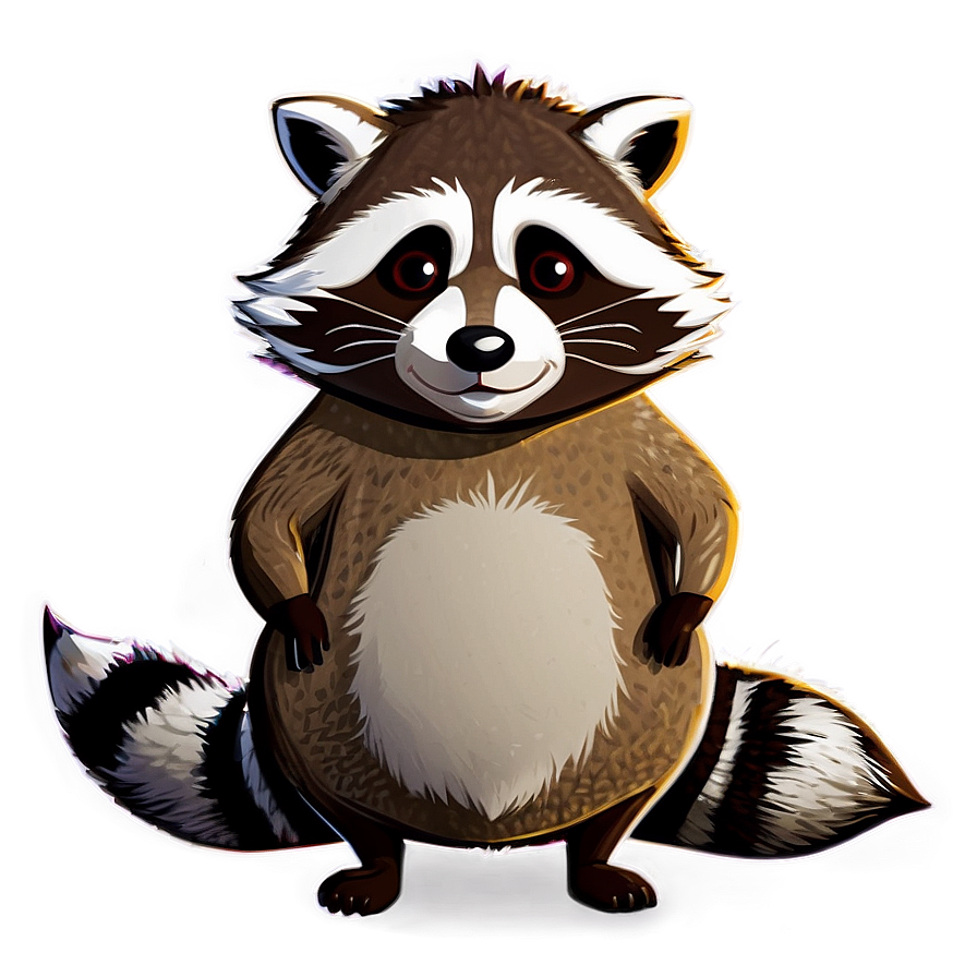 Raccoon Cartoon Character PNG ieh PNG with transparent background