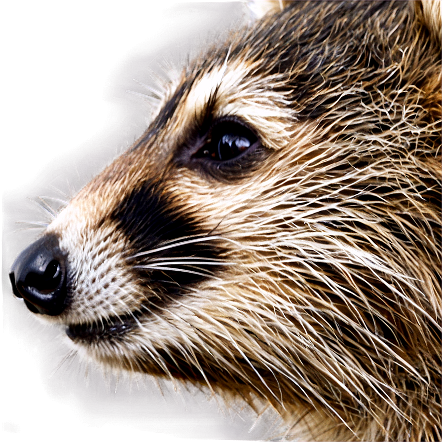 Raccoon Face Close-Up PNG 05242024 PNG image with a transparent background, free high-resolution download