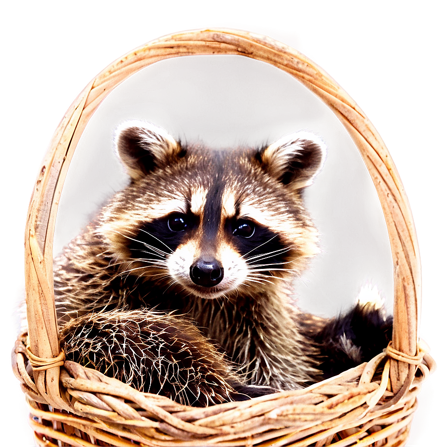 Raccoon In Basket Png 83