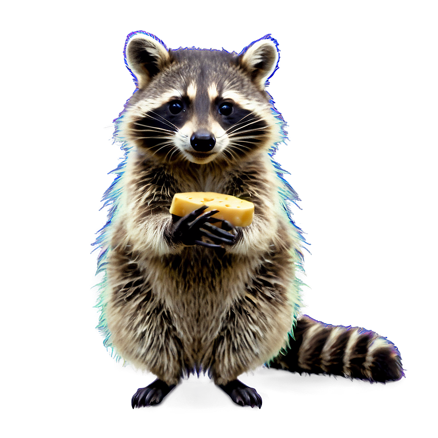 Raccoon With Cheese Png Fof