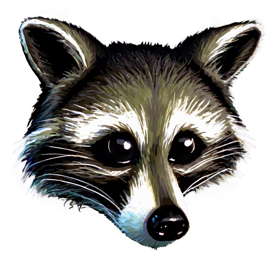 Raccoon With Mask Png Bik7