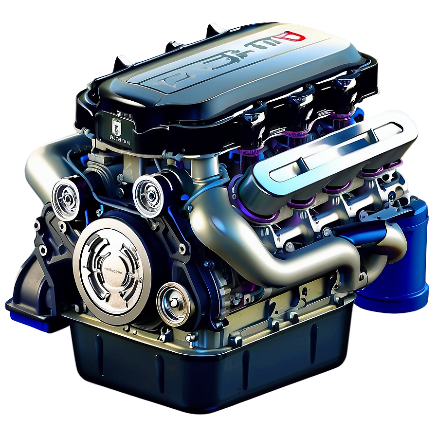 Racing Coupe Car Engine Configuration Png 06132024