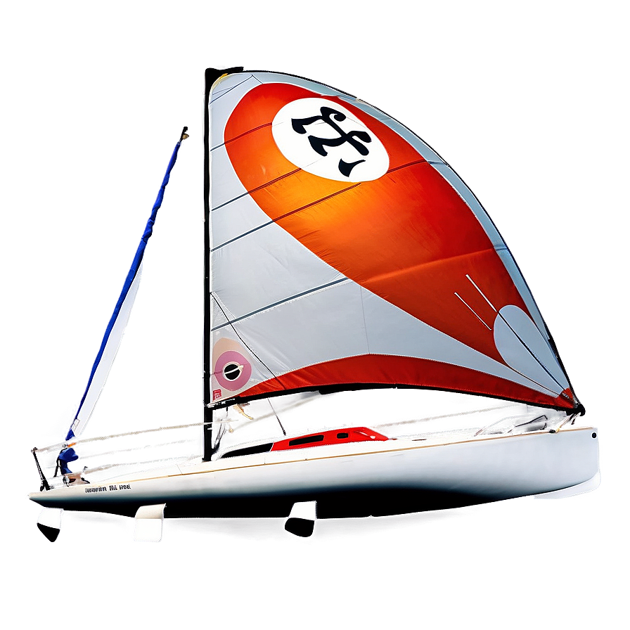 Racing Sailboat Action PNG 05242024 PNG image with a transparent background, free high-resolution download