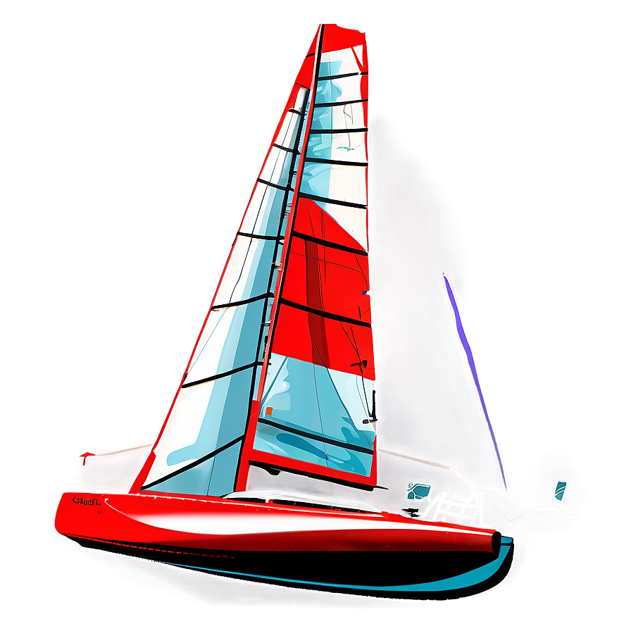 Racing Sailboat Action PNG eki77 PNG image with a transparent background, free high-resolution download