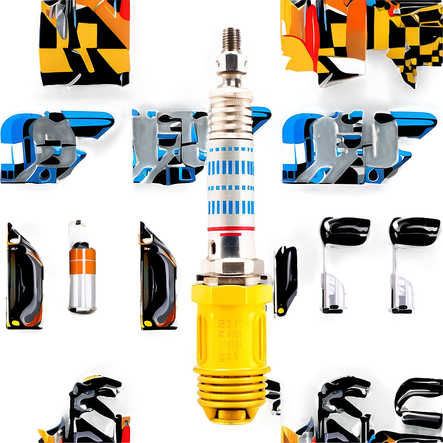 Racing Spark Plug Png Laj10