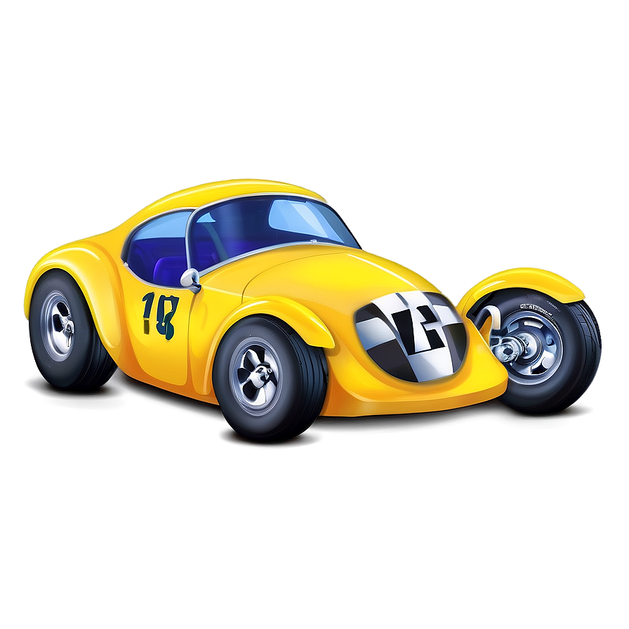 Racing Yellow Car Graphic Png Jnr25