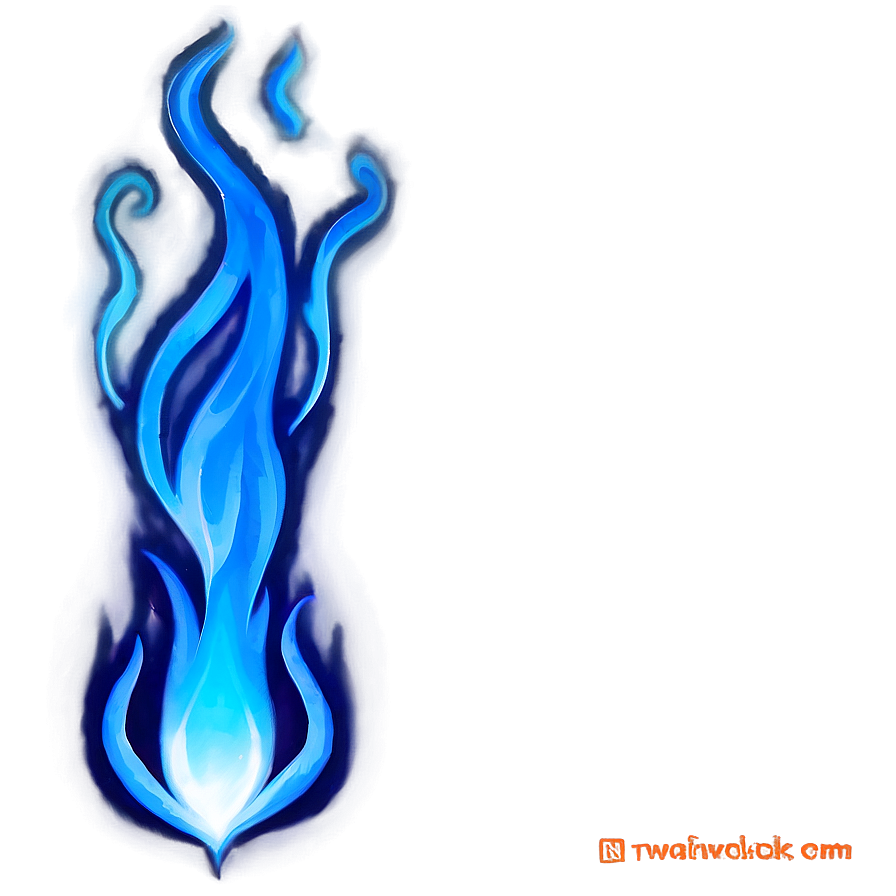 Radiant Blue Flame Png 72