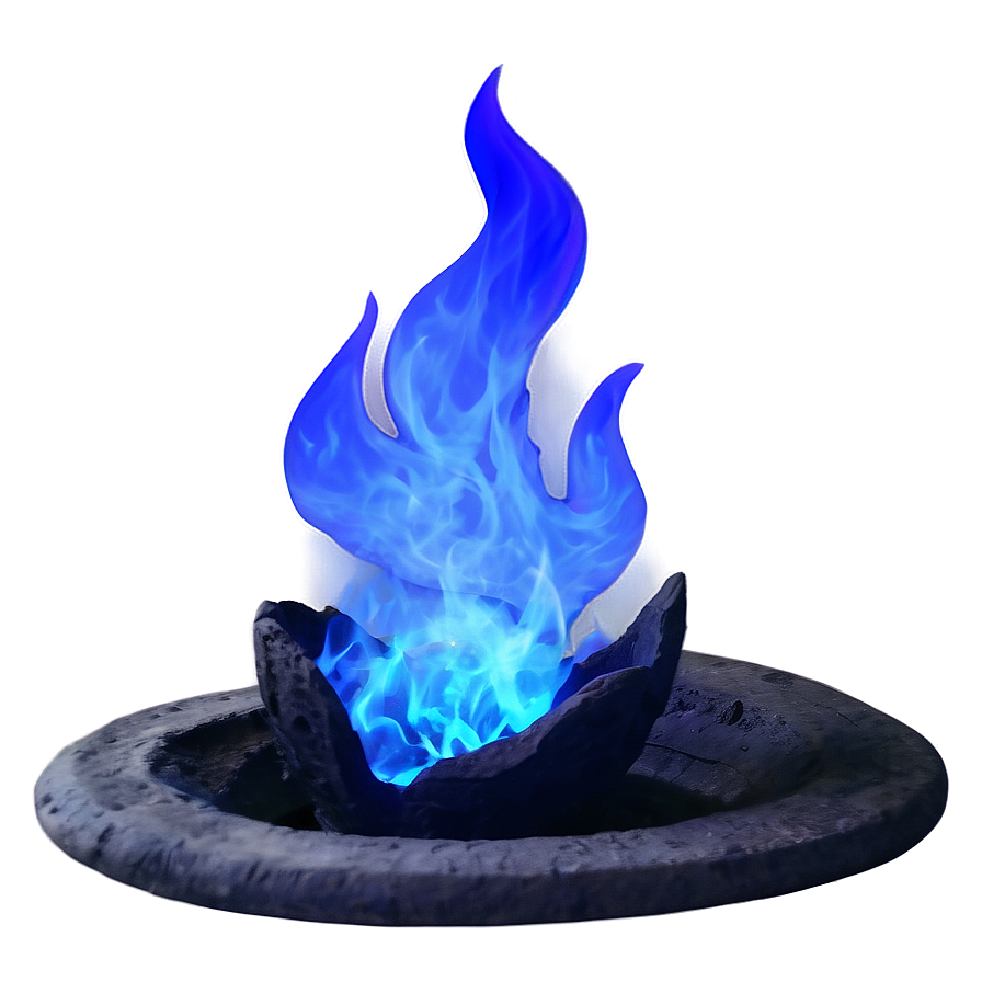 Radiant Blue Flame Png 84