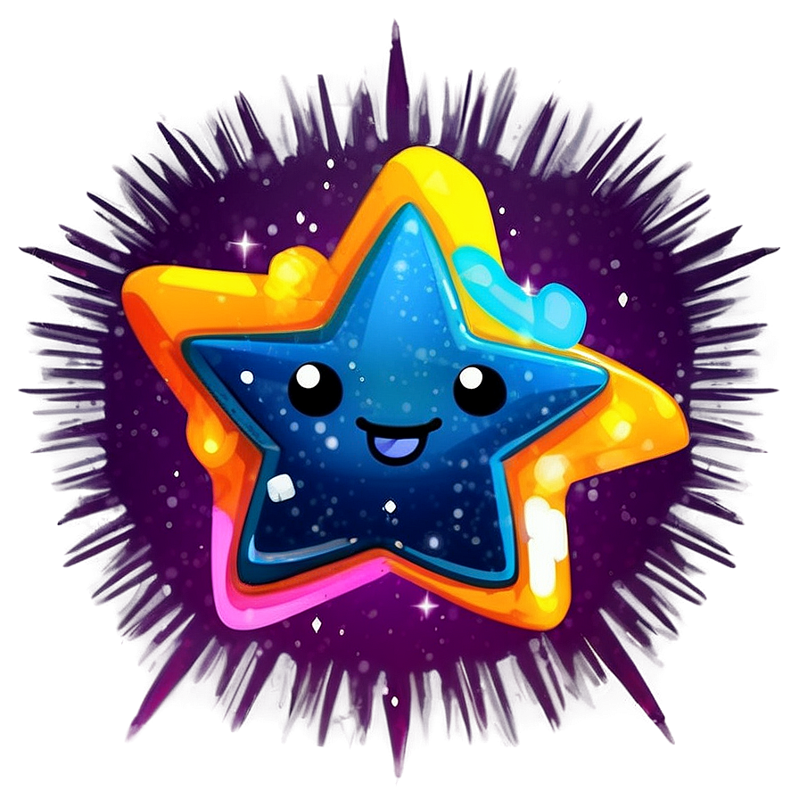 Radiant Cartoon Star Png Gxh