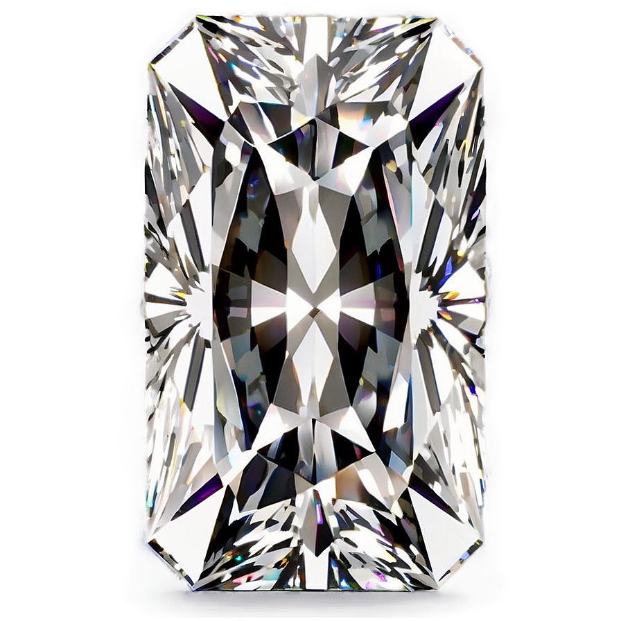 Radiant Cut Diamond PNG 05032024 PNG with transparent background