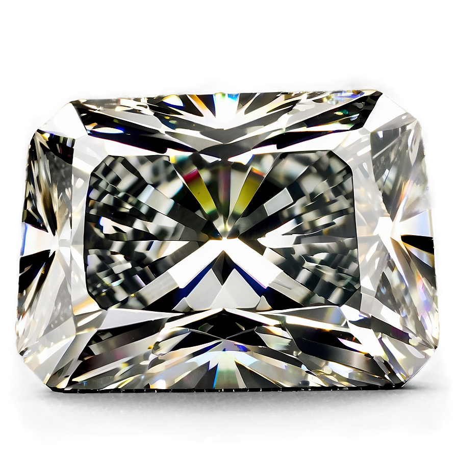 Radiant Cut Diamond PNG umi18 PNG with transparent background