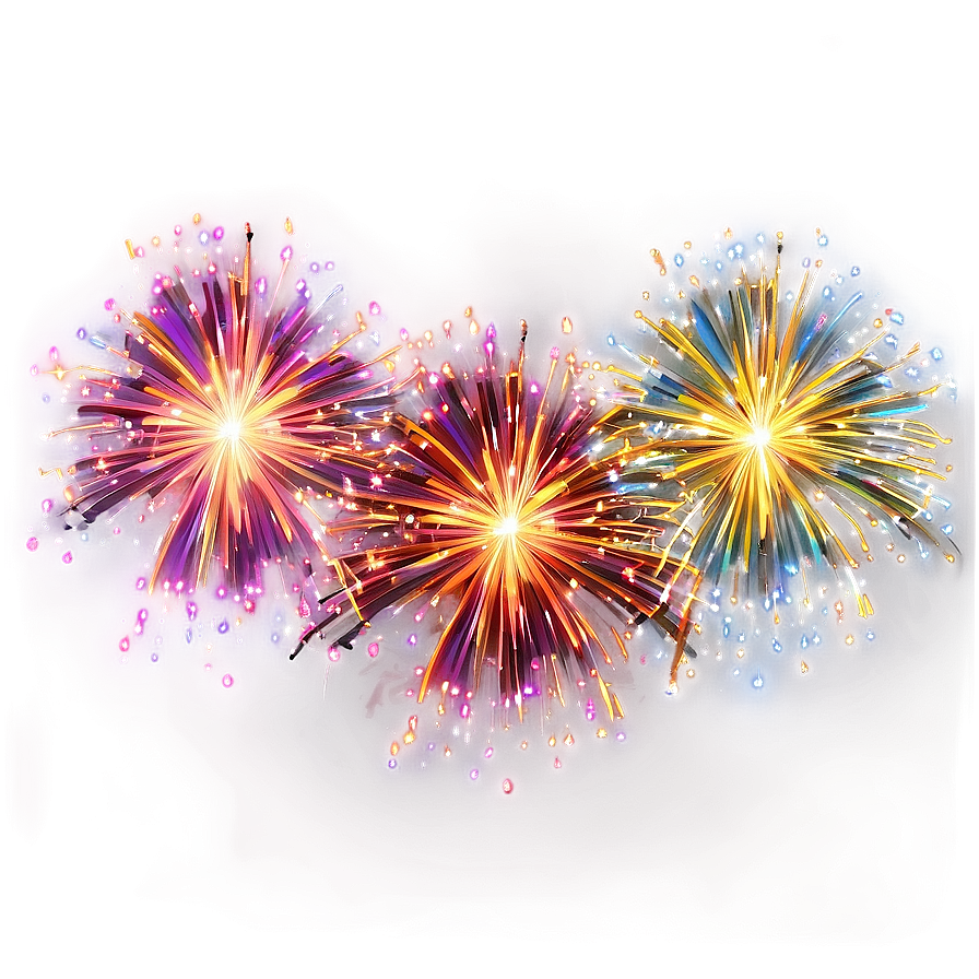 Radiant Firework Display Png 06252024