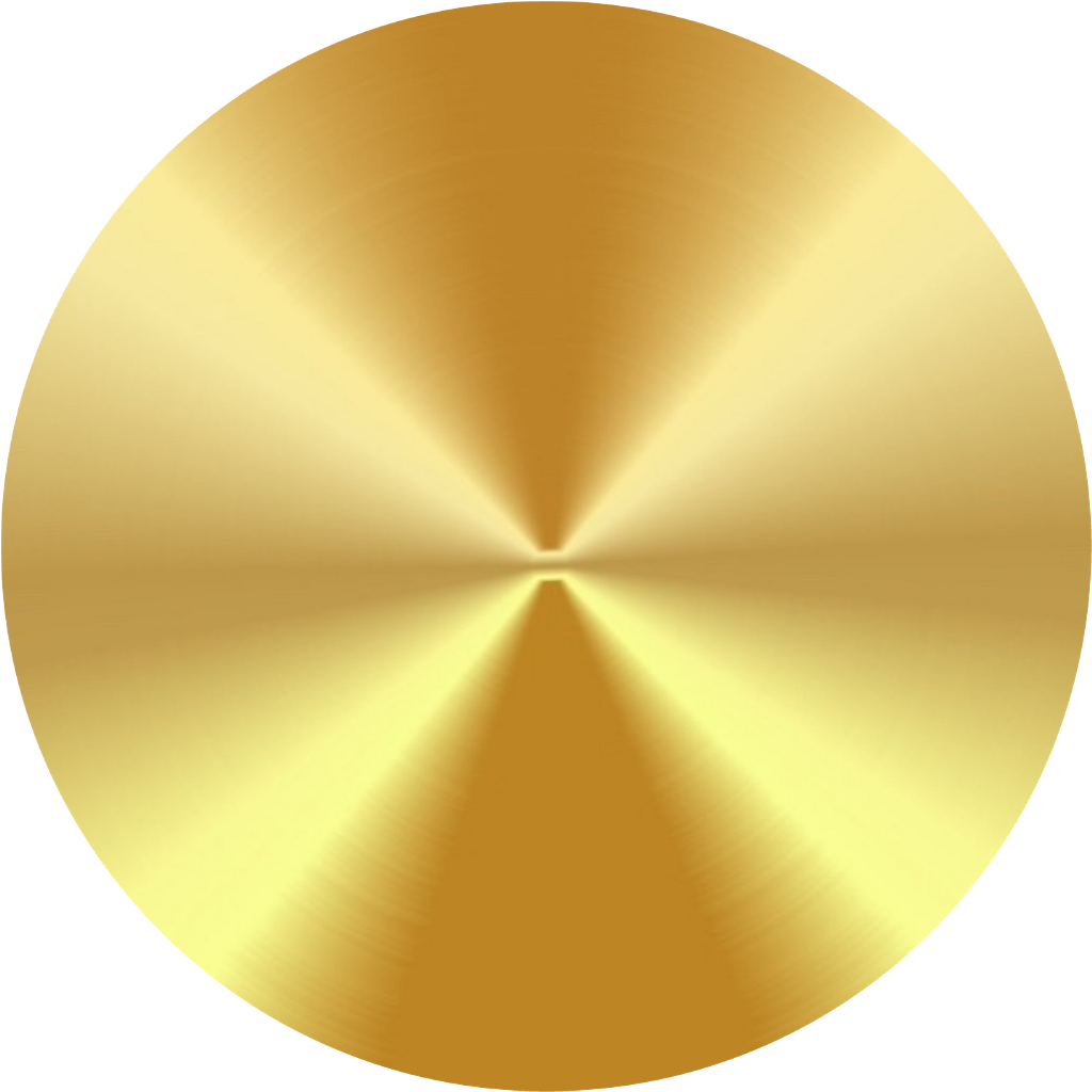 Radiant Gold Circle Graphic