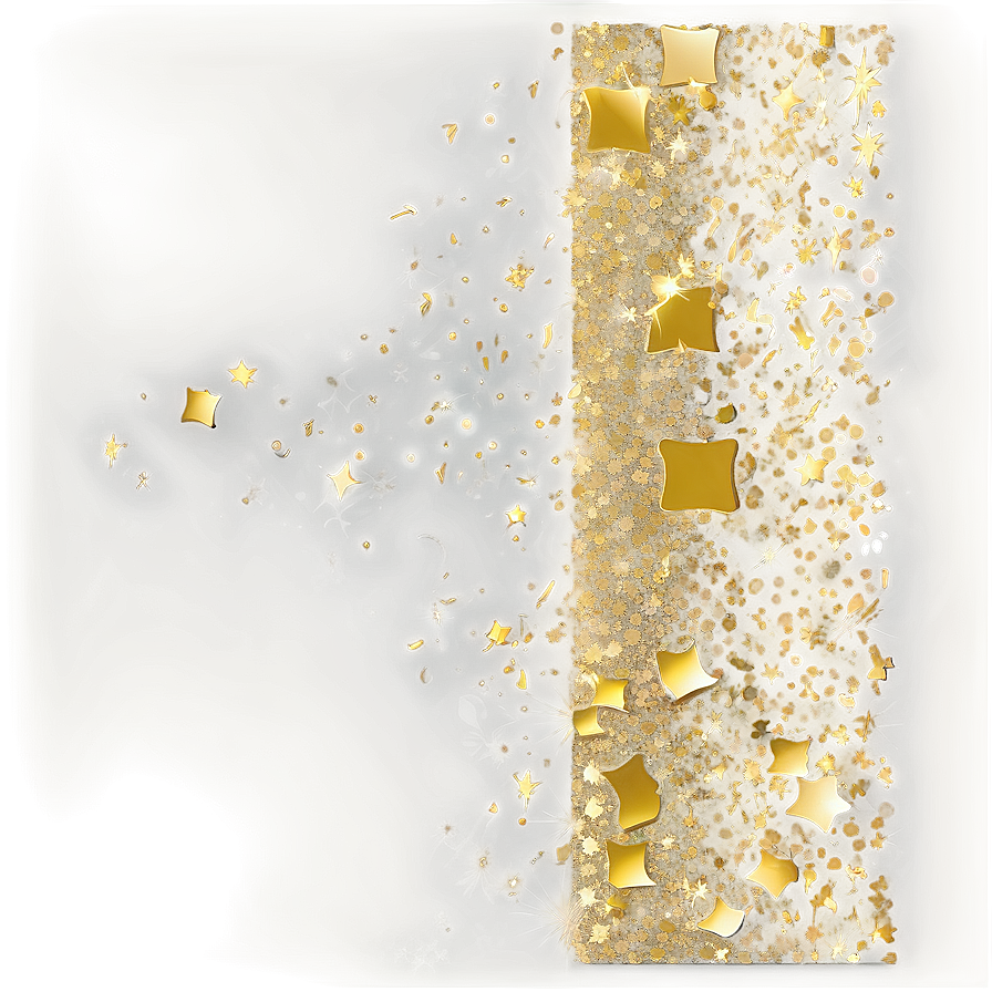 Radiant Gold Glitter Png 95