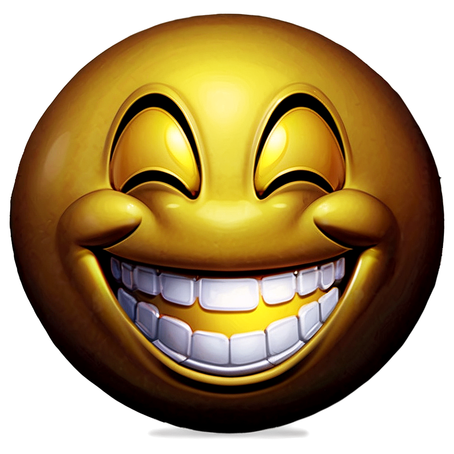 Radiant Laugh Emoji PNG jlx96 PNG with transparent background