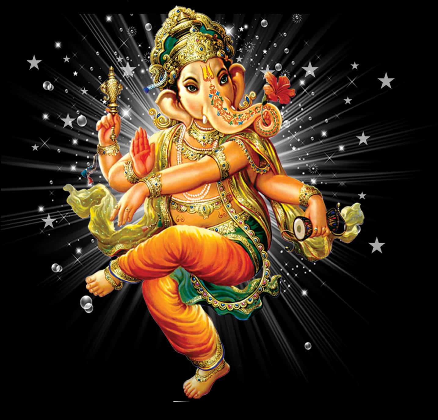 Radiant Lord Ganesha