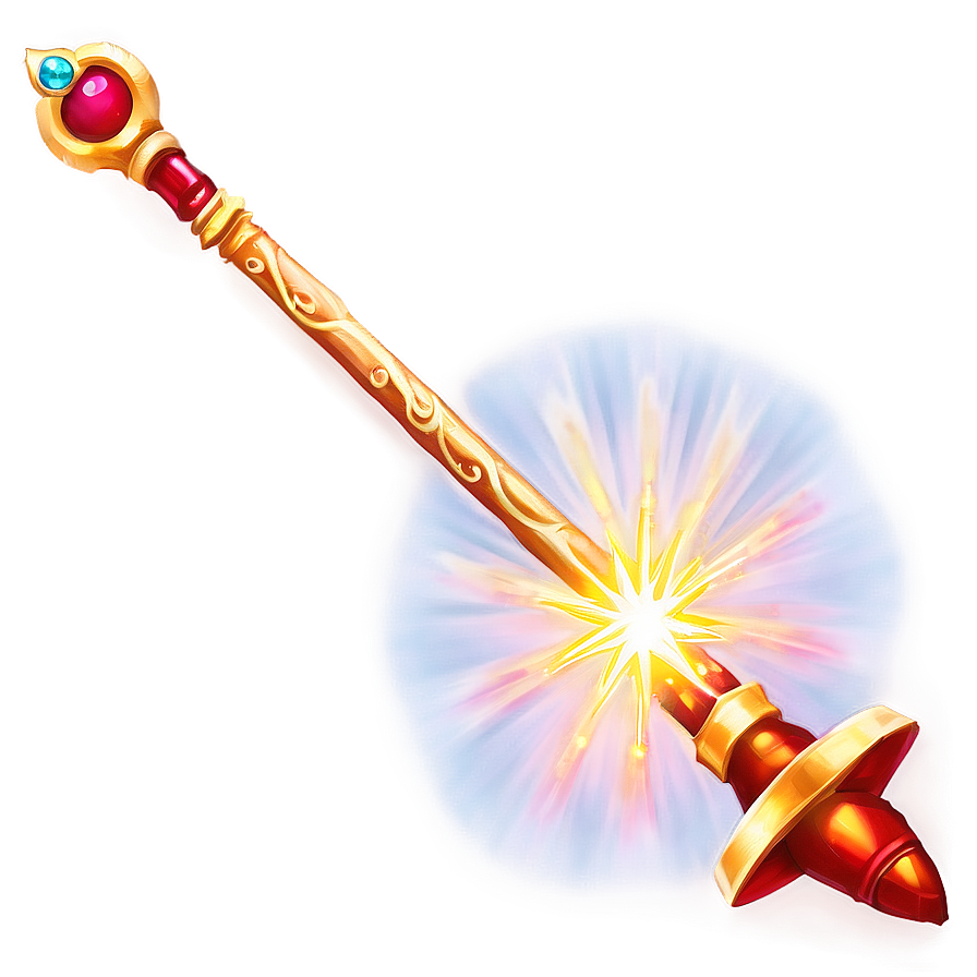 Radiant Magic Wand Png 06252024