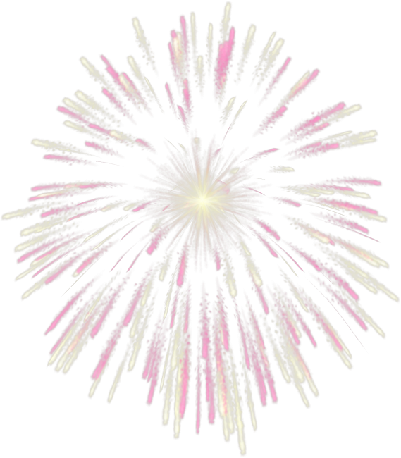 Radiant Pink Firework Explosion