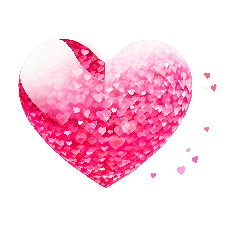 Radiant Pink Hearts Png Pys66