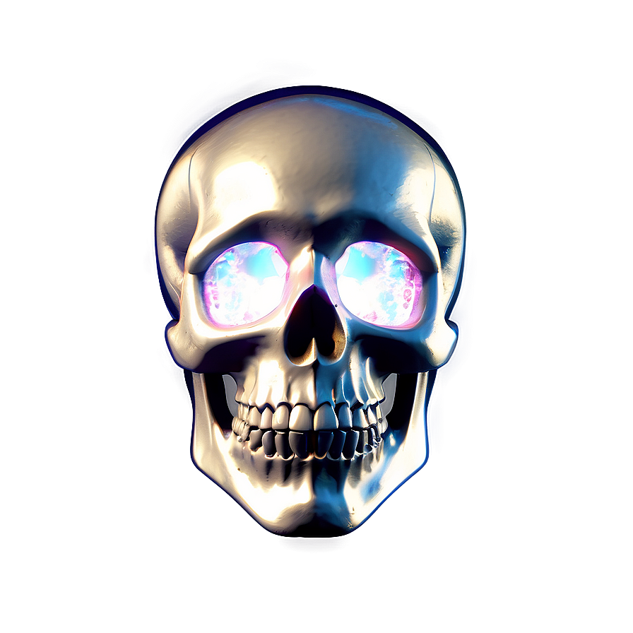 Radiant Skull Illustration Png A