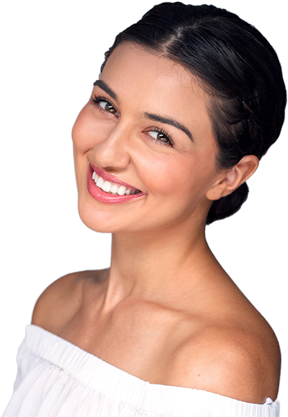 Radiant Smile Woman Portrait