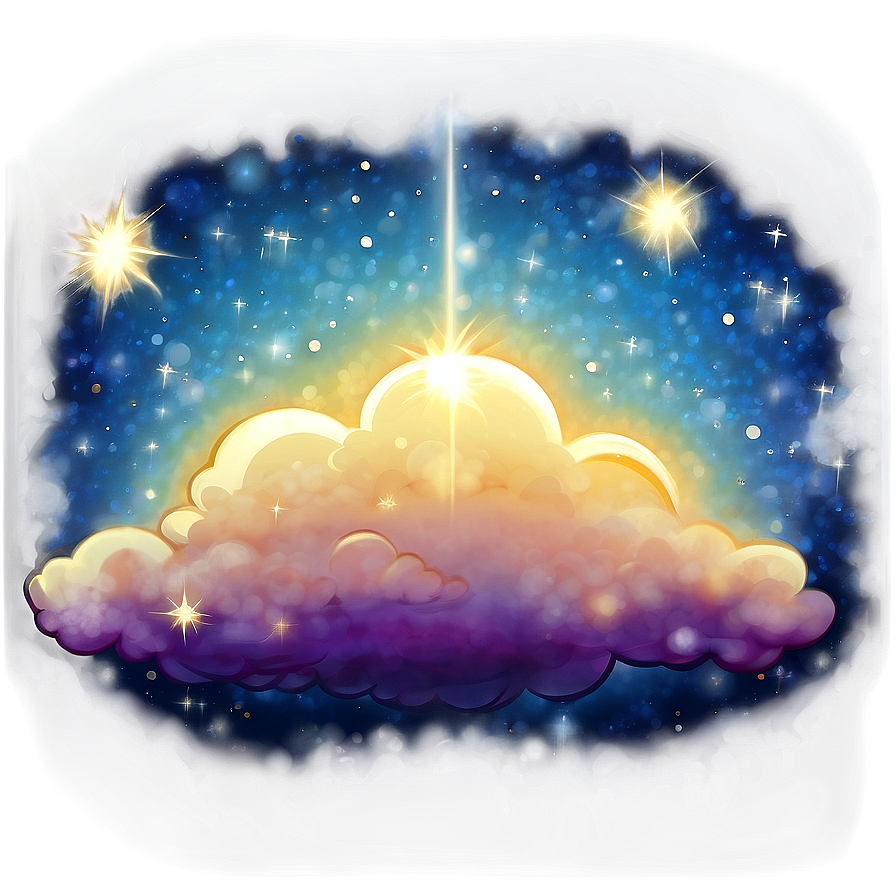 Radiant Starlit Sky PNG xxl PNG with transparent background