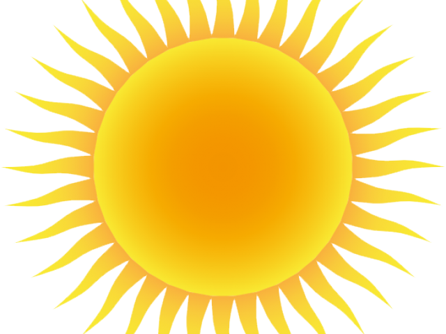 Radiant Sun Graphic PNG with transparent background