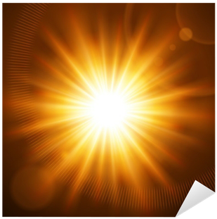 Radiant Sunburst Graphic