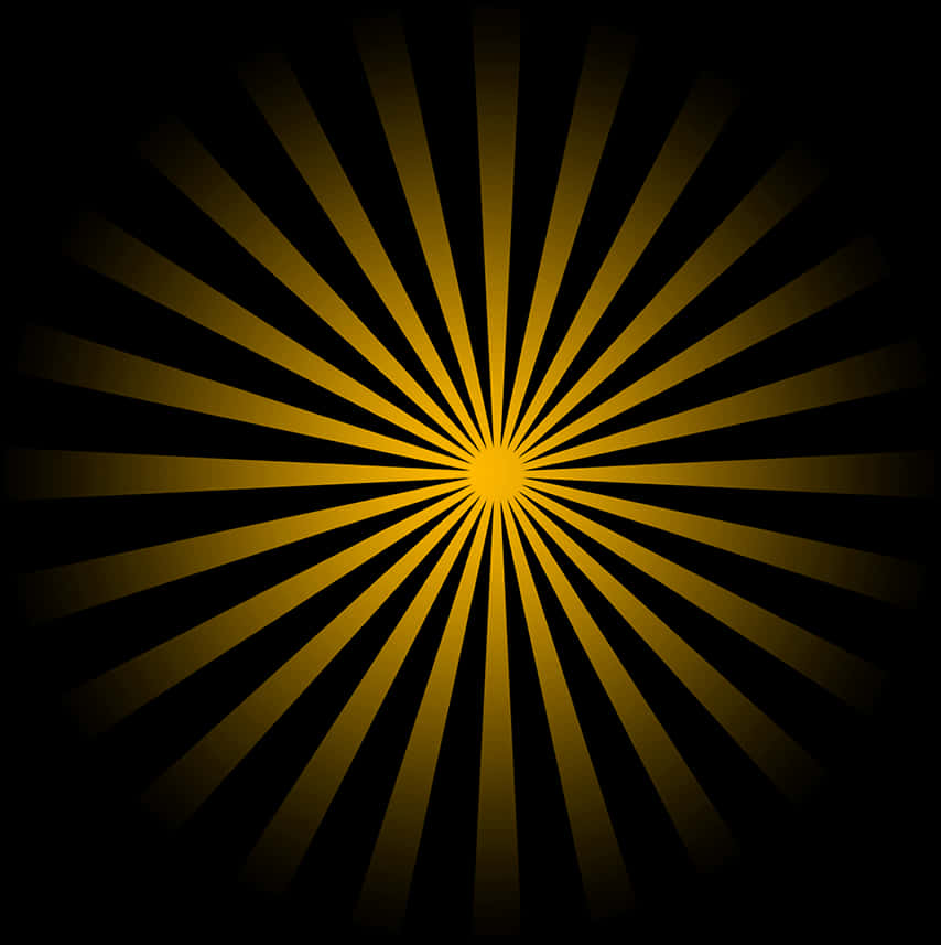 Radiating Sunburst Pattern