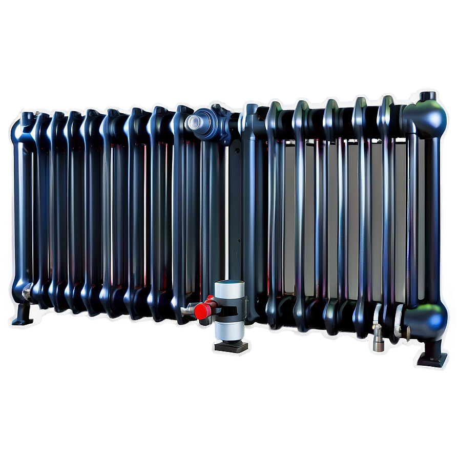 Radiator Heating System PNG onm PNG with transparent background
