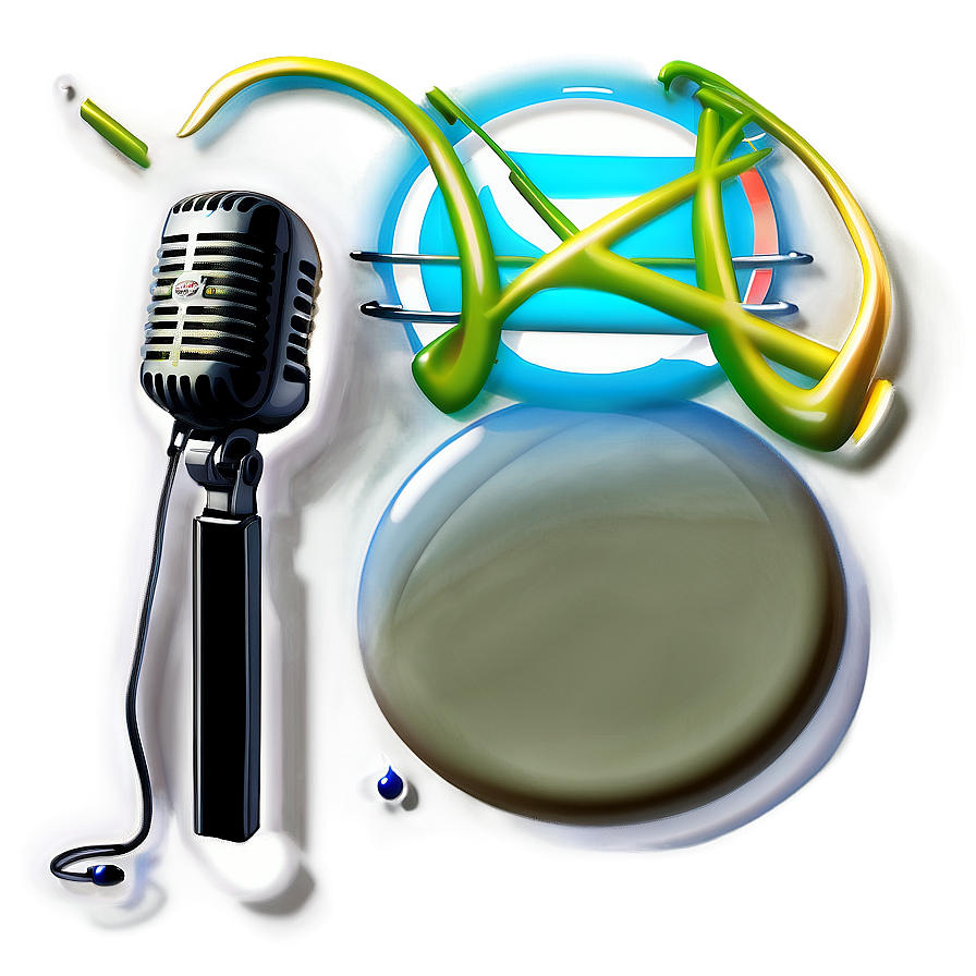 Radio Mic With Stand Png 75