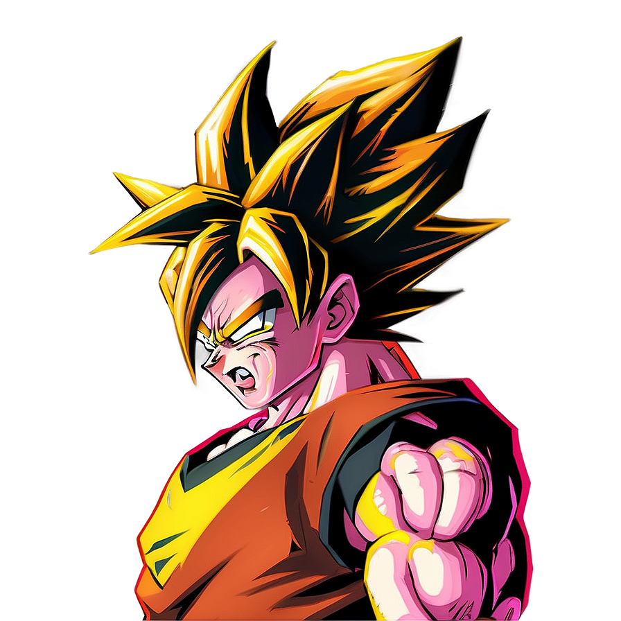 Rage Super Saiyan Hair Png Tep