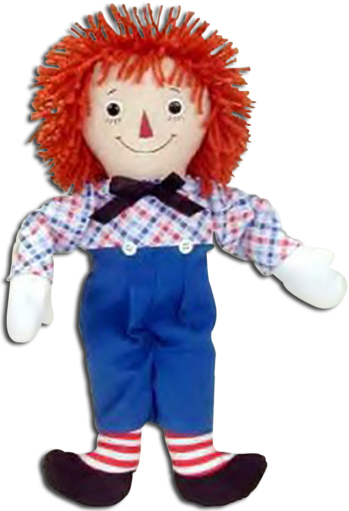 Raggedy Andy 80th Anniversary Boxed Limited Edition- Raggedy Ann Doll Png, Transparent Png PNG with transparent background