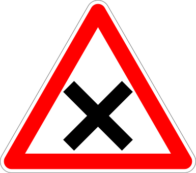 Railroad_ Crossing_ Sign PNG with transparent background