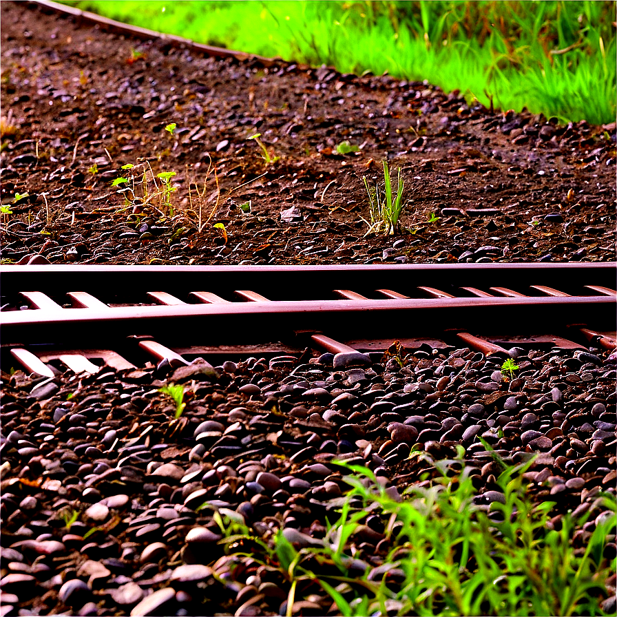 Railroad Tracks Through Countryside Png 71