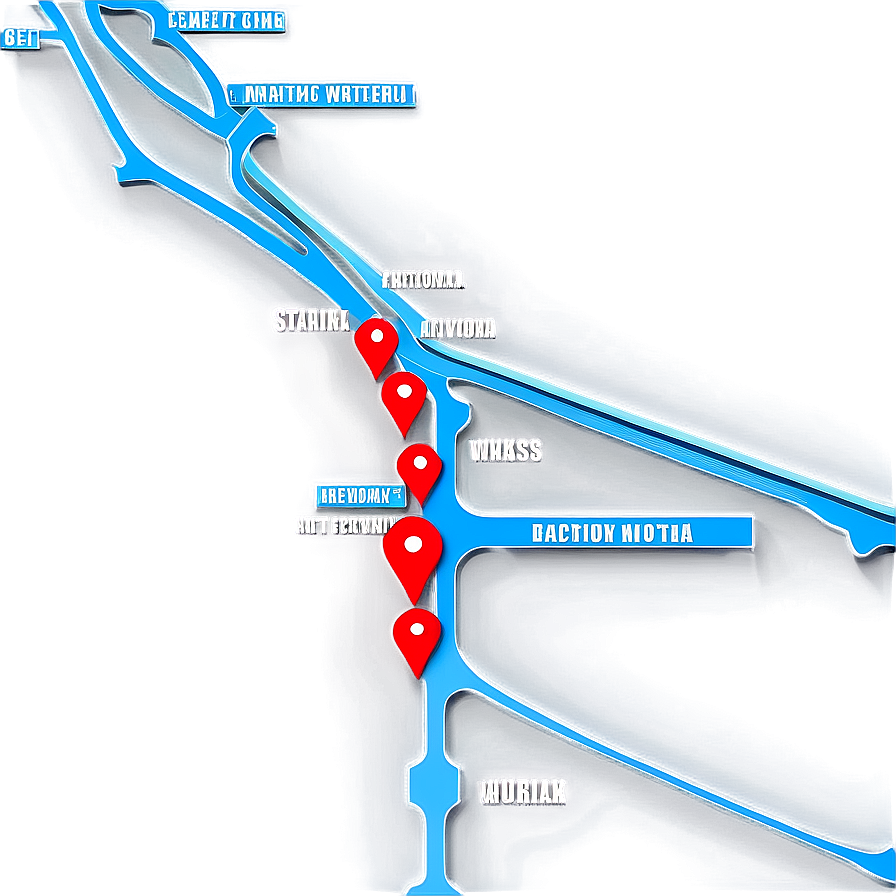 Railway Network Map PNG cog PNG with transparent background