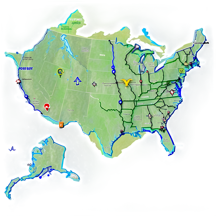 Railway Network Map PNG ild55 PNG with transparent background