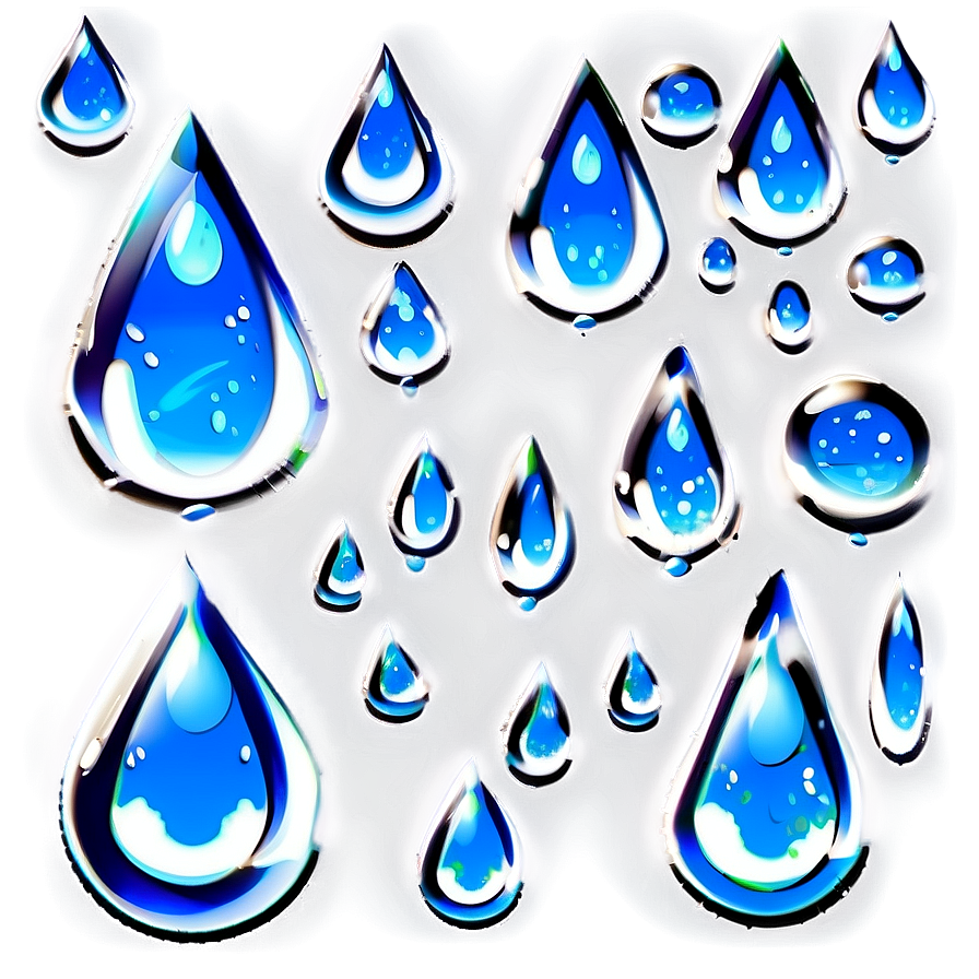 Rain Drops Png 05032024