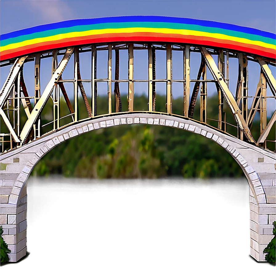 Rainbow Arch Bridge Png 9