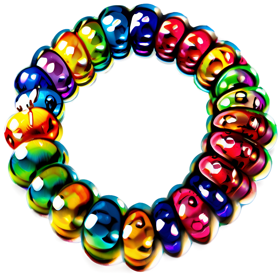 Rainbow Beads PNG 39 PNG with transparent background