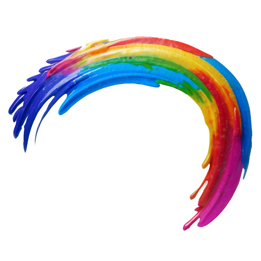 Rainbow Brush Stroke Png 50