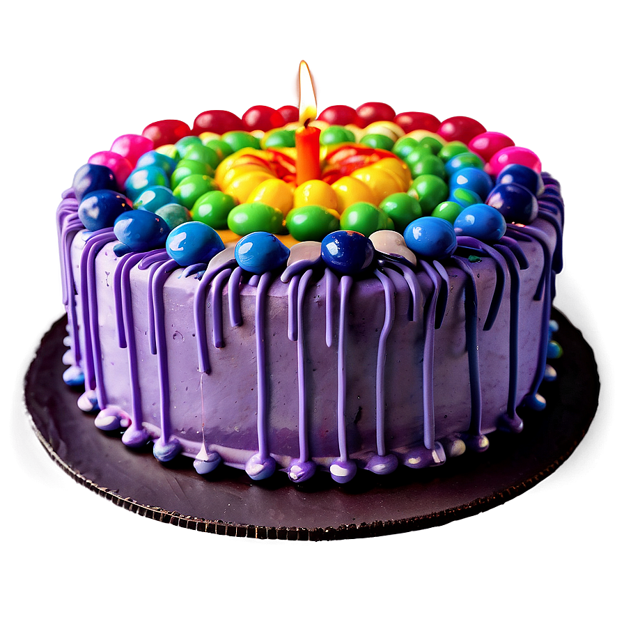 Rainbow Cake Emoji Png 7