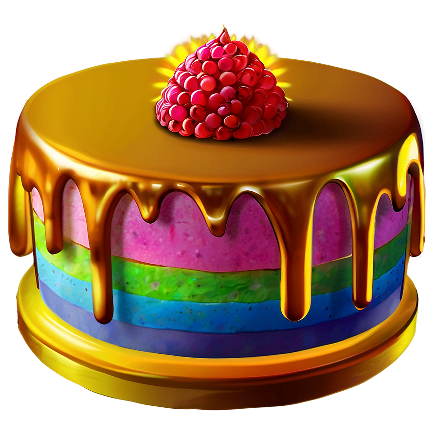 Rainbow Cake Emoji Png 97