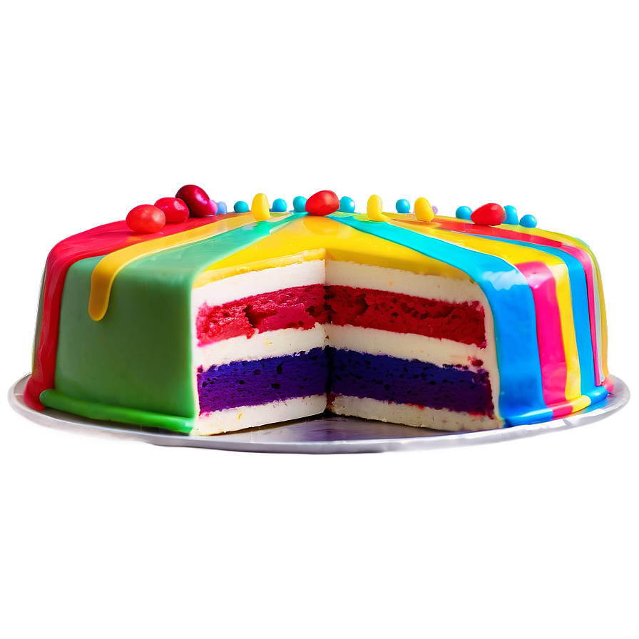 Rainbow Cake Emoji Png Wmx83