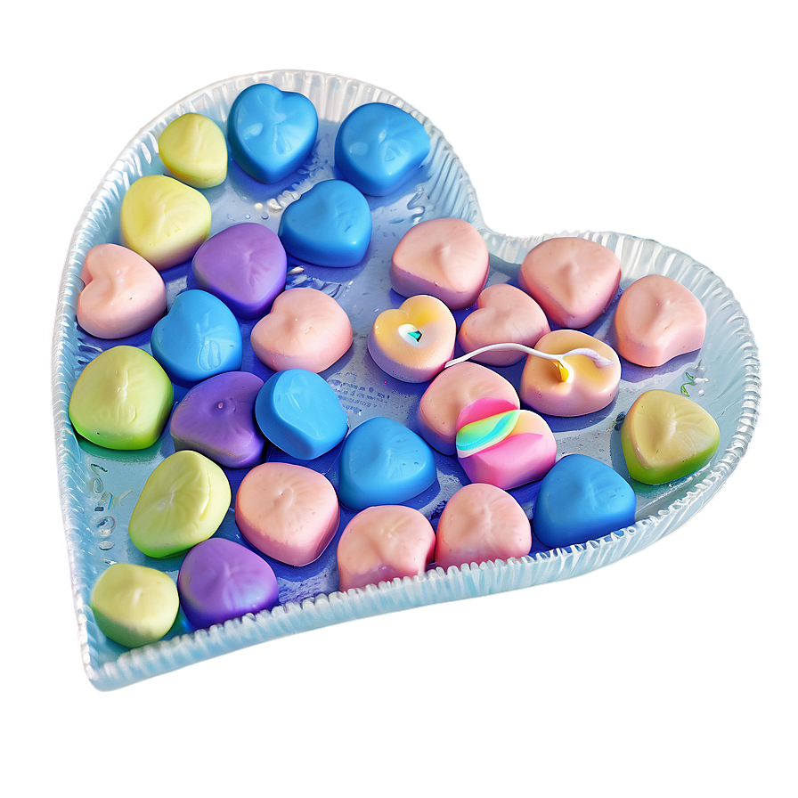 Rainbow Candy Hearts Png Aft