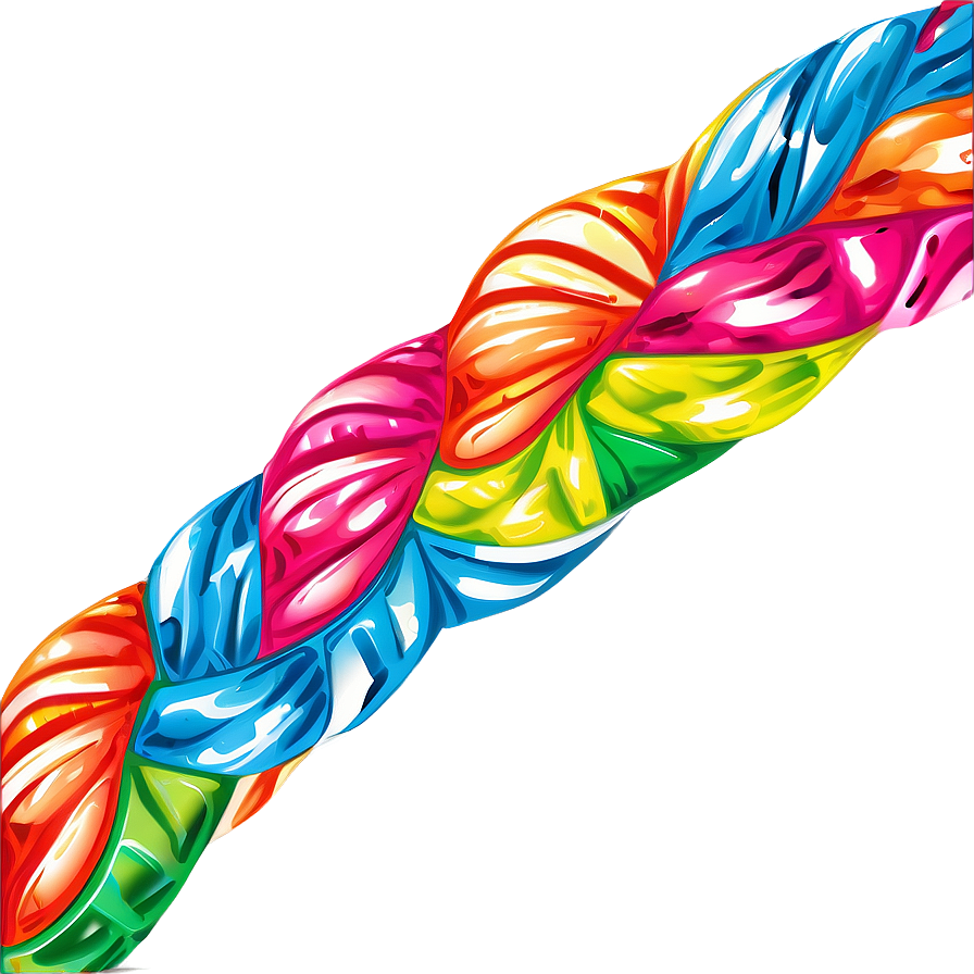 Rainbow Candy Twist Png 32