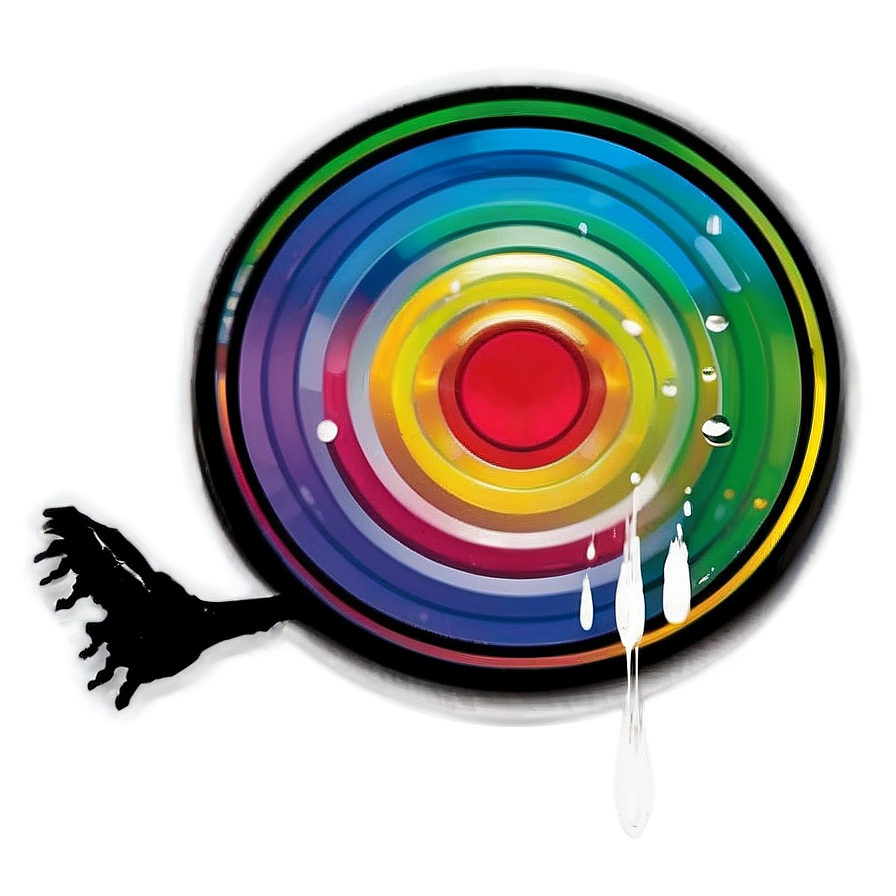 Rainbow Circle Optical Illusion Png Bmb91