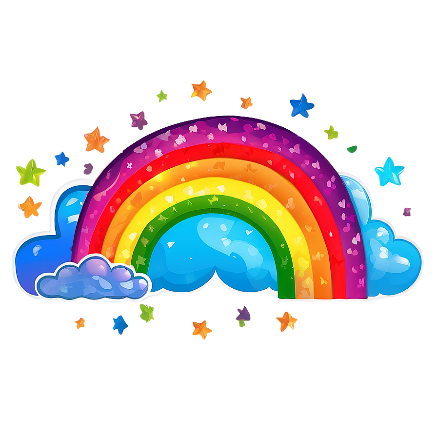 Rainbow Cloud Clipart Png Ned84