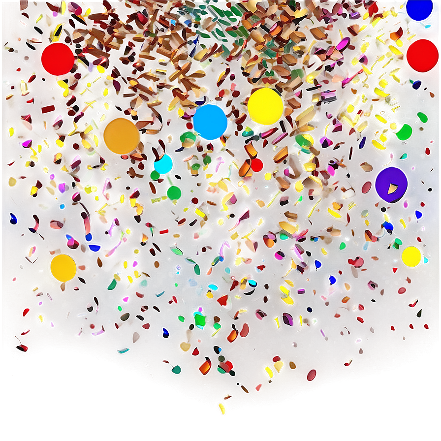 Rainbow Confetti PNG 04292024 PNG with transparent background