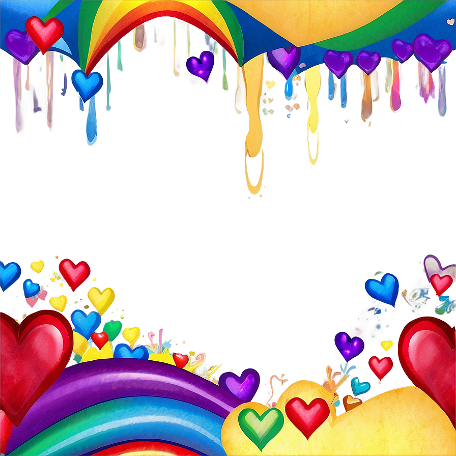 Rainbow Corazon Clipart Png Guy26